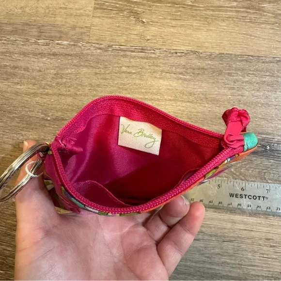 Vera Bradley Pink ID Zip Case - Picture 3 of 4